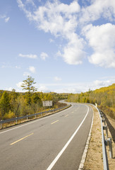 endless road under clear sky