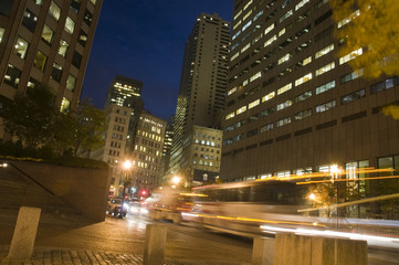 Downtown Boston at Night
