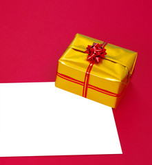 present box and blank