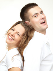 laughing young couple
