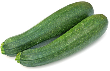 courgettes fond blanc