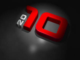 2010 red white black