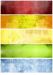 RAINBOW TEXTURES AND BACKGROUNDS FOR BANNERS