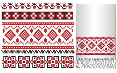 russian ukrainian embroider pattern