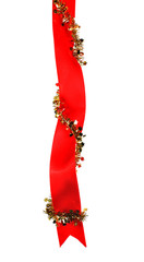 Christmas decoration with ribbons