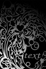 gradient of floral vector