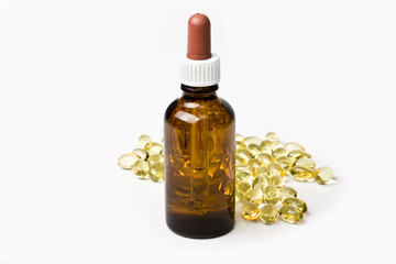 Braunglasflasche mit Pipette