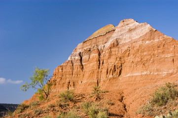 Fototapeta na wymiar formations in Palo Duro Canyon