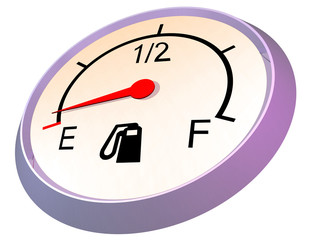 Fuel gauge - empty