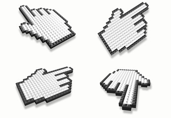 Mouse hand cursor collection