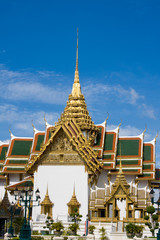 Fototapeta premium Thailand, Bangkok.The temple in the Grand palace area.