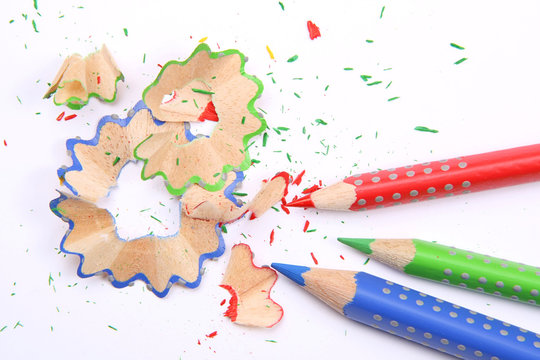 Sharpend crayons