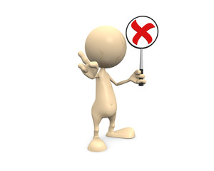 Concetto 3D: Divieto