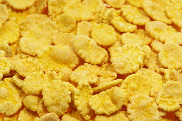Background from flakes