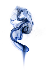 Rising smoke.