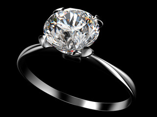 Brilliant Diamond Ring © ozeroner
