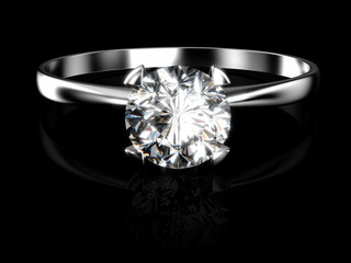 Brilliant Diamond Ring © ozeroner