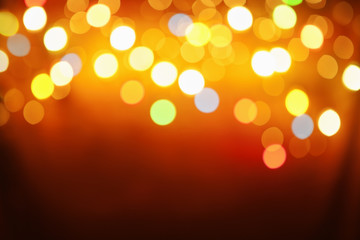 Abstract pattern from blur light