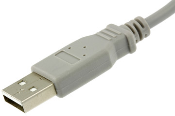 connectique usb informatique fond blanc