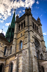 Fototapeta na wymiar Katedra Saint Pierre w Genewie, Szwajcaria