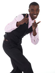 Black African businessman