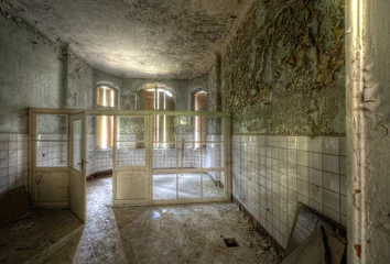 Photo sur Plexiglas Ancien hôpital Beelitz ancienne chambre d& 39 hôpital