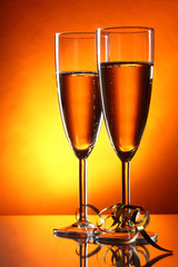 Holiday champagne
