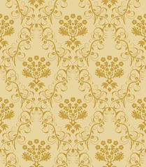 seamless damask pattern