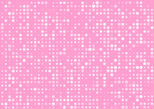 Pastel Pink Retro Texture Of Dots