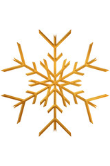 Gold Snowflake