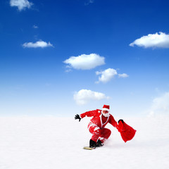 Weihnachtsmanns Geschenke Zustellung