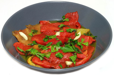 peperoni rossi e gialli