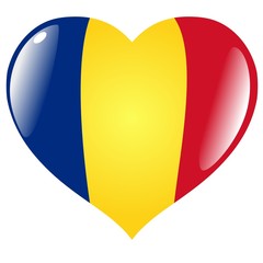 Fototapeta premium Romania in heart