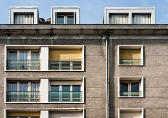Fototapeta na wymiar Un immeuble à Chambéry en savoie