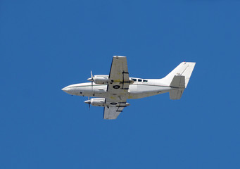 Fototapeta na wymiar Turboprop airplane