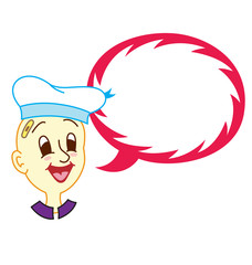 Boy With Dialog Balloon