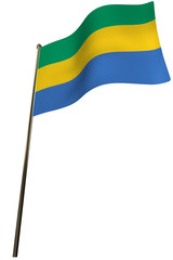 gabon bandera