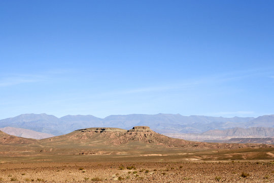 Mountain in the desert of south-east Morocco