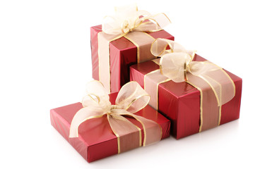 Red foil gifts