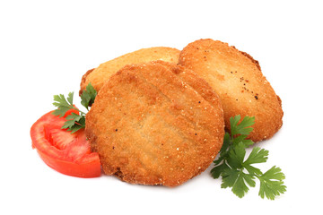 breaded meat