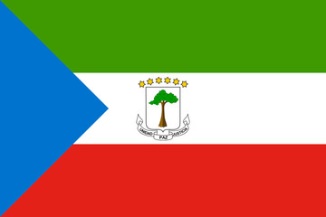 Äquatorialguinea Flagge/Fahne