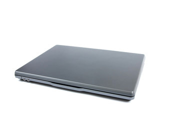 Modern laptop isolated on white background