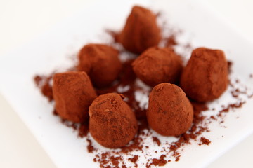 Truffes au chocolat
