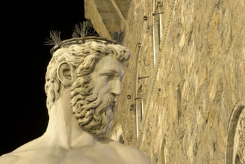 Firenze, statua del Nettuno