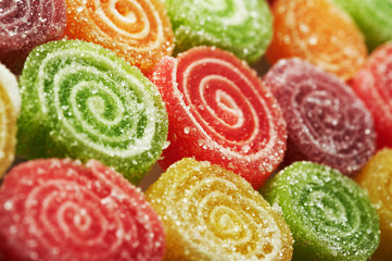 Background of colorful candies