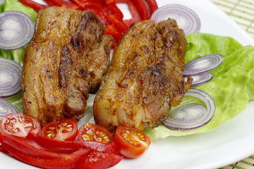 Roast pork