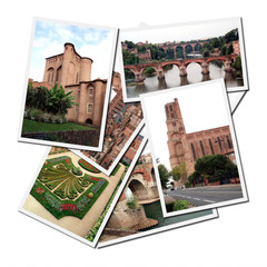 Postales de Albi, ciudad rural al sur de Francia