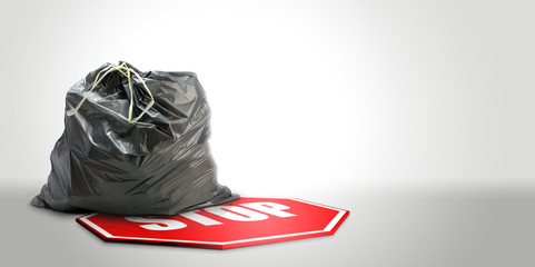 Tri sélectif - valorisation des déchets - fond gris