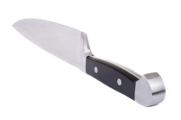 sharp knife isolated on white background