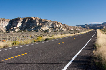 Mountains north of Henrieville, Utah on Highway 12